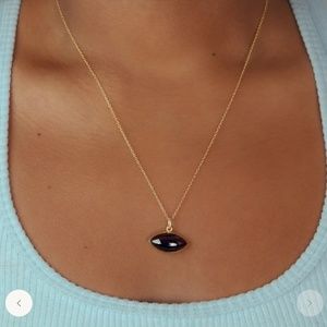 NWOT M JEWELERS - LABRADORITE CABOCHON NECKLACE (ALEXANDER ROTH X THE M)
